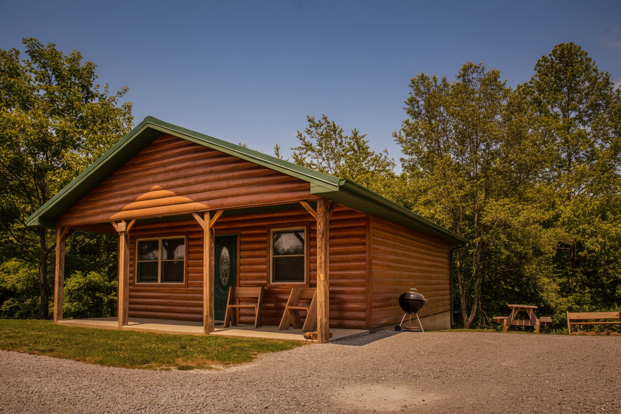Cabin 3 — two-bedroom family cabin in Shawnee National Forest