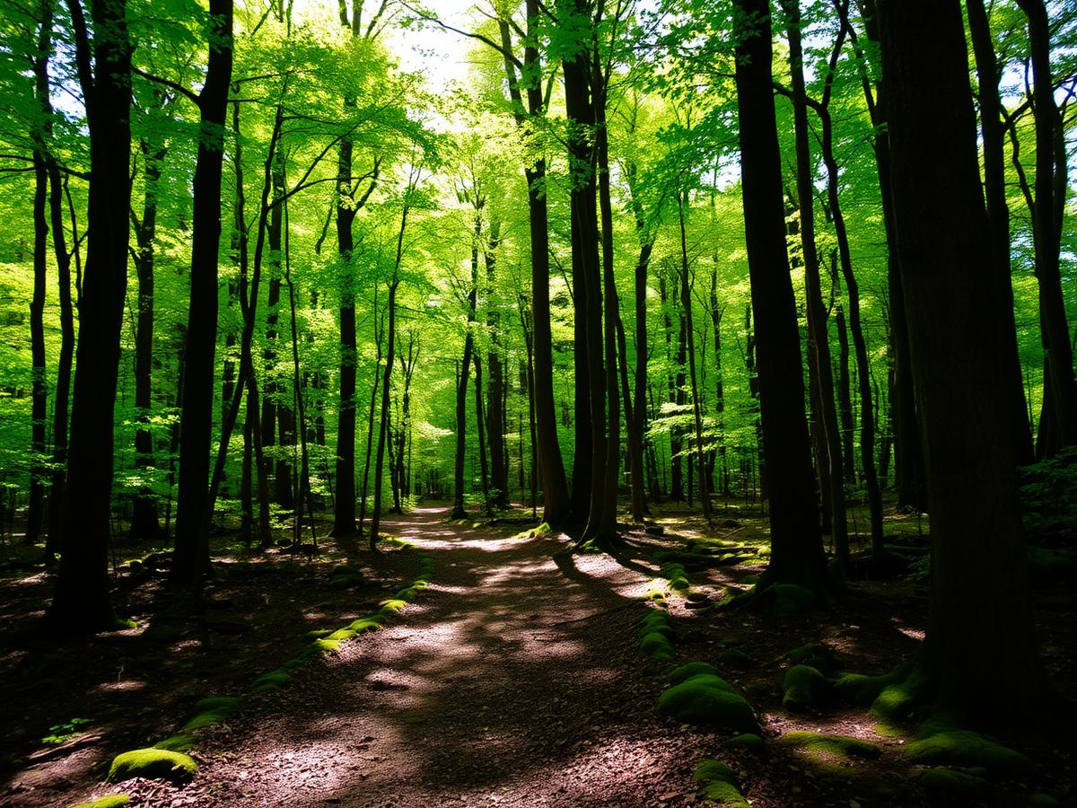 Hiking trails in Shawnee National Forest, Illinois